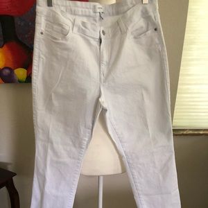 Stretch cropped pants